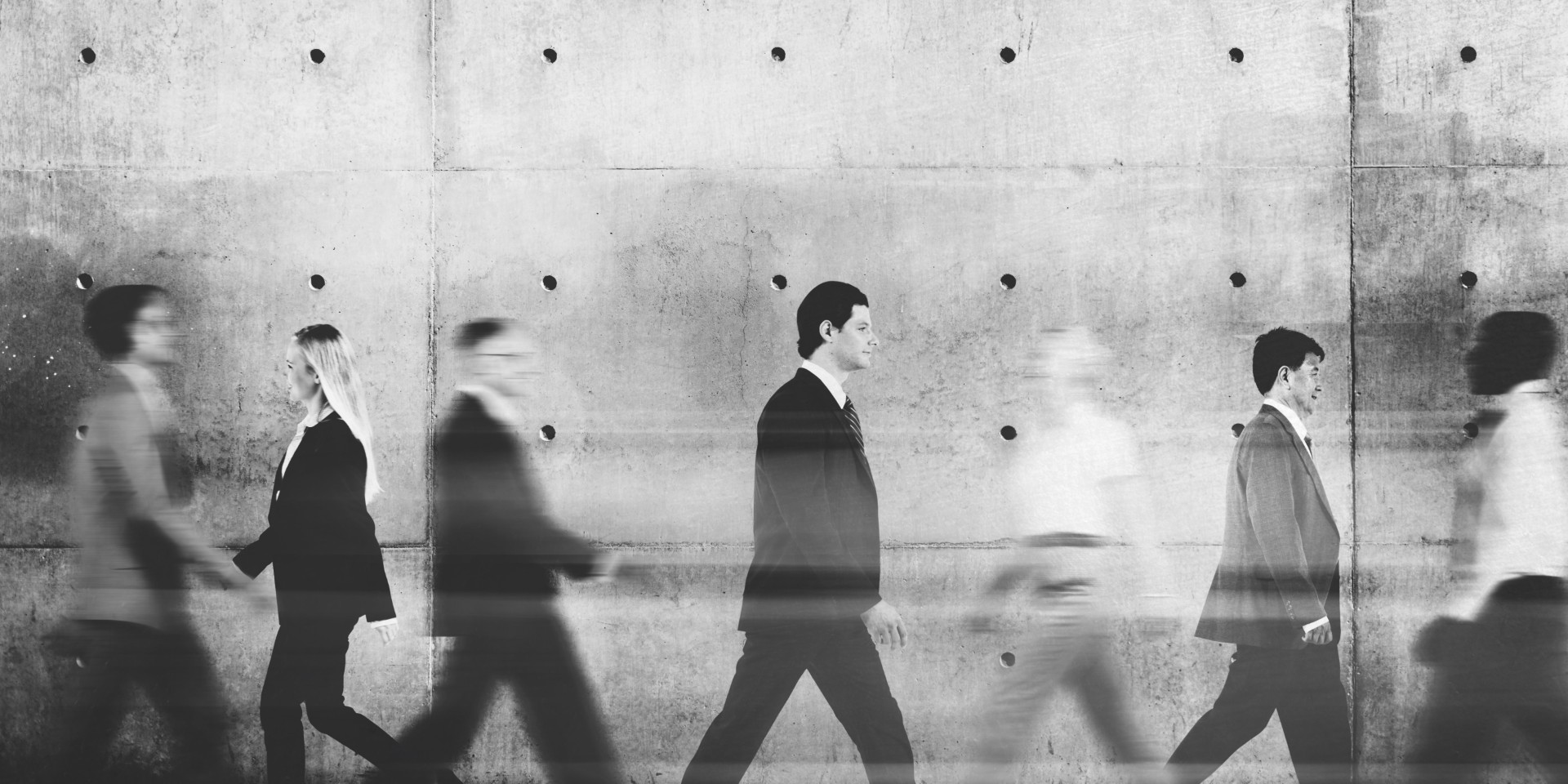 gente de negocios viajero caminando concepto abstracto